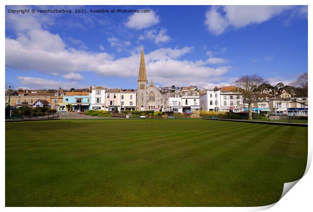 Dawlish The Strand Print by rawshutterbug 