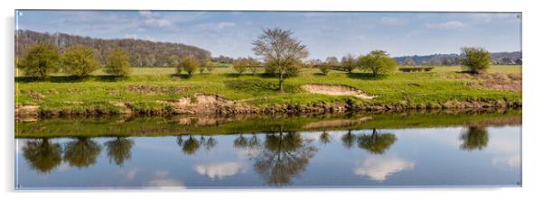 River Ribble panorama Acrylic by Jason Wells
