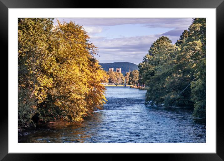 View from Ness Islands - Inverness Framed Mounted Print by John Frid
