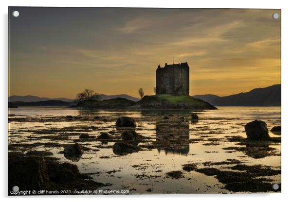 Castle stalker Acrylic by Scotland's Scenery