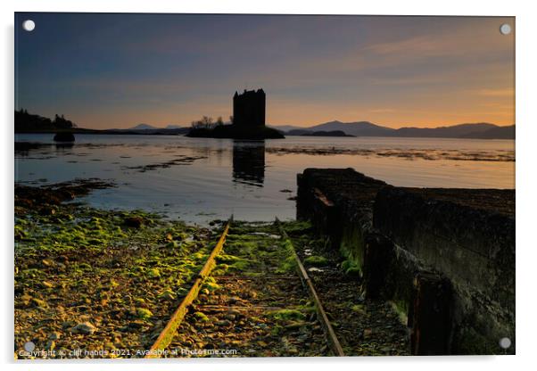 Castle Stalker Acrylic by Scotland's Scenery