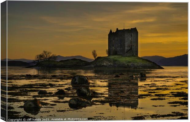 Castle Stalker Canvas Print by Scotland's Scenery