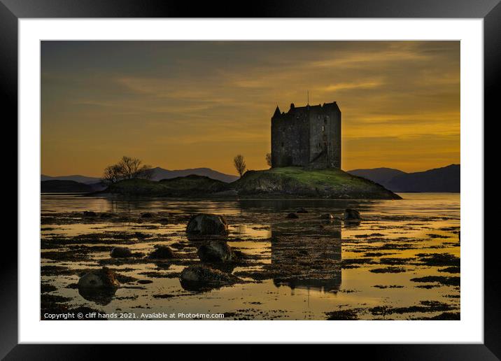 Castle Stalker Framed Mounted Print by Scotland's Scenery
