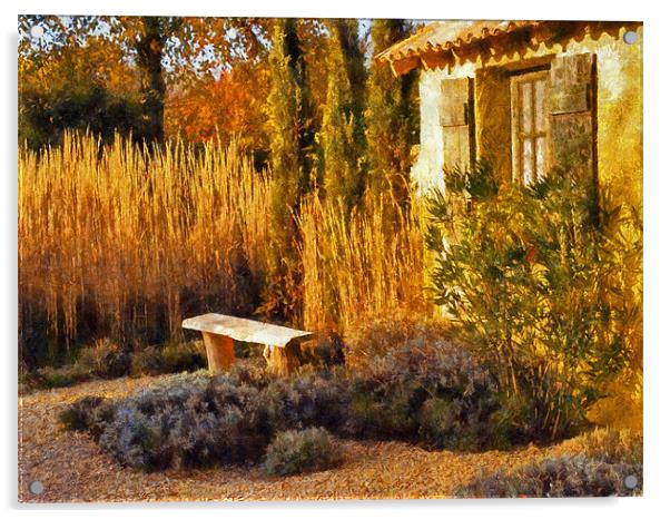Le Jardin de Vincent 2 Acrylic by Bel Menpes