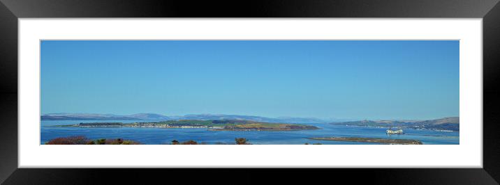 "Doon the watter" Millport and Largs Framed Mounted Print by Allan Durward Photography