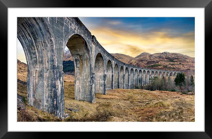 Glenfinnan Viaduct Framed Mounted Print by Alan Simpson
