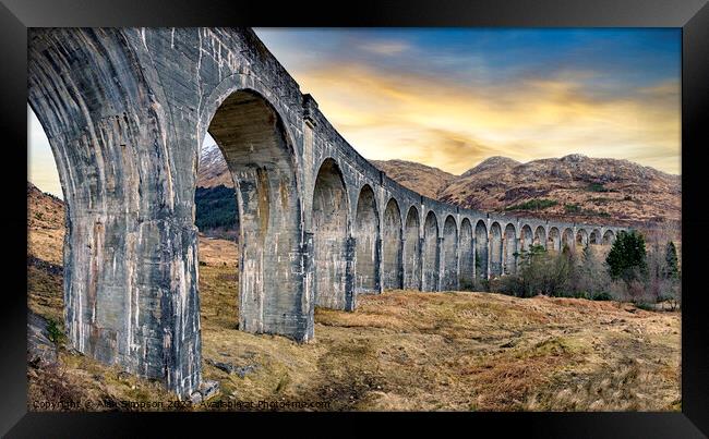 Glenfinnan Viaduct Framed Print by Alan Simpson