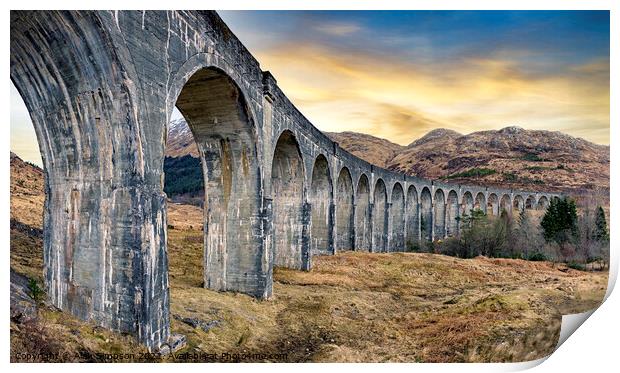 Glenfinnan Viaduct Print by Alan Simpson