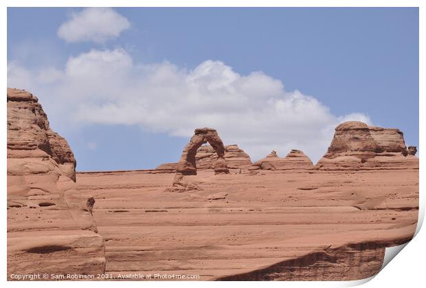 Delicate Arch, Arches National Park Print by Sam Robinson