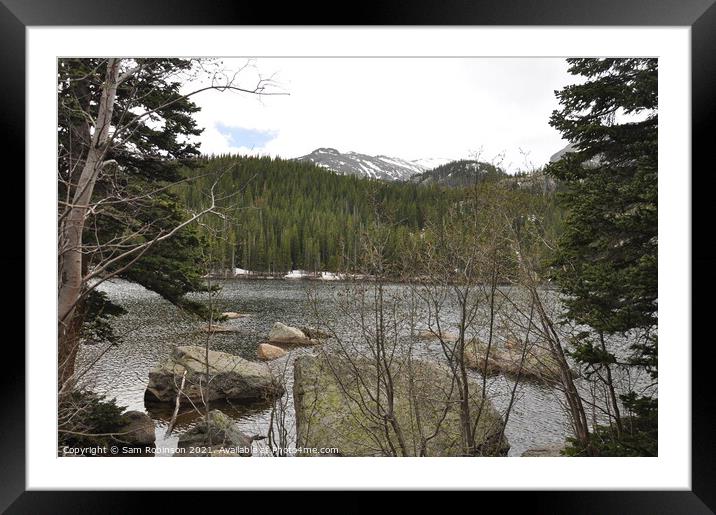 Bear Lake, Rocky Mountain National Park Framed Mounted Print by Sam Robinson
