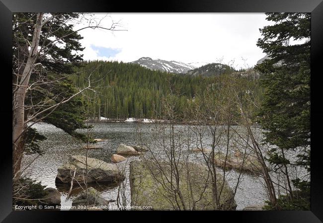 Bear Lake, Rocky Mountain National Park Framed Print by Sam Robinson