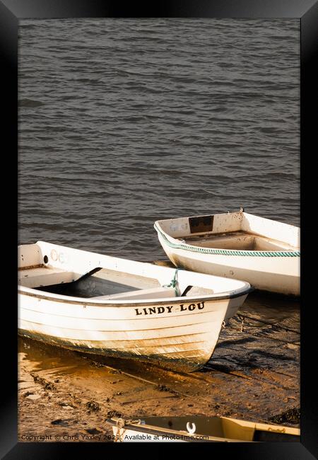 Lindy Lou in Wells-Next-The-Sea, Norfolk Framed Print by Chris Yaxley