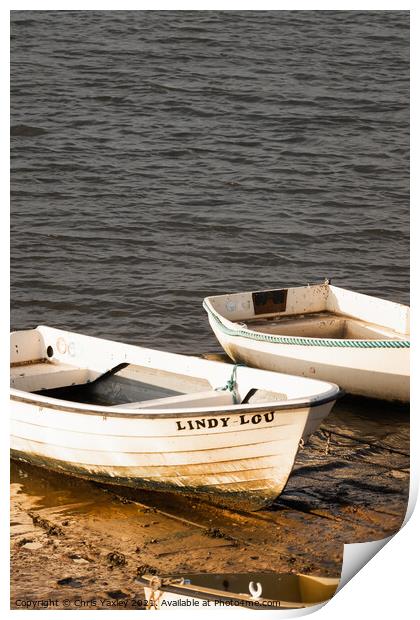 Lindy Lou in Wells-Next-The-Sea, Norfolk Print by Chris Yaxley