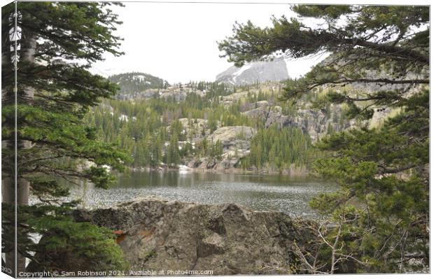 Bear Lake, Rocky Mountain National Park Canvas Print by Sam Robinson