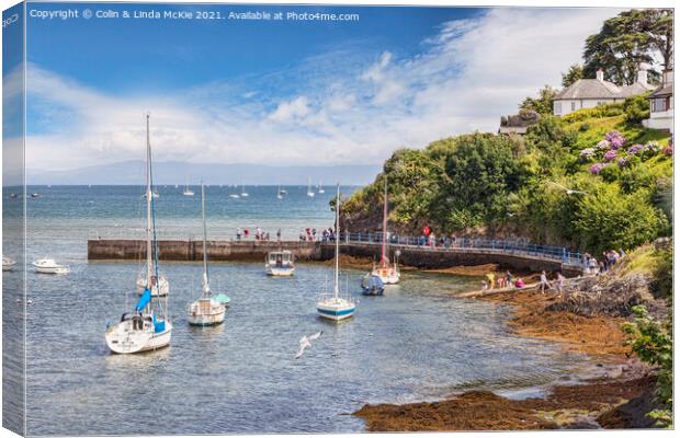 Abersoch Harbour Canvas Print by Colin & Linda McKie