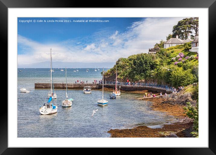 Abersoch Harbour Framed Mounted Print by Colin & Linda McKie