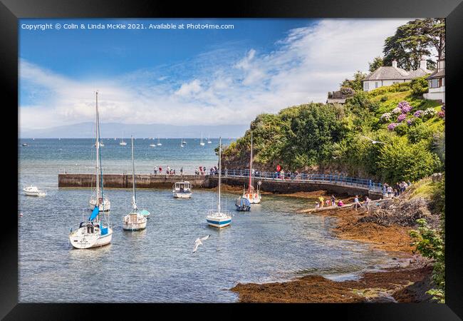 Abersoch Harbour Framed Print by Colin & Linda McKie
