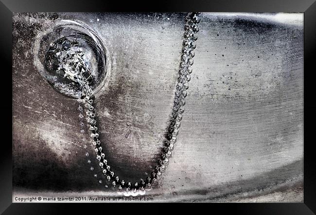 Drunk Sink Framed Print by Maria Tzamtzi Photography