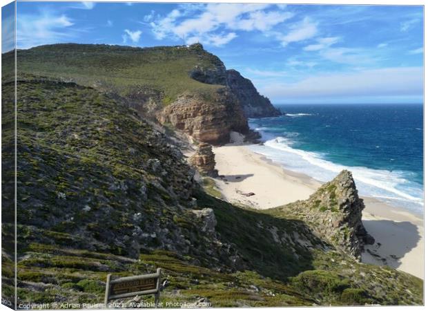 Diaz Beach Cape Town Canvas Print by Adrian Paulsen