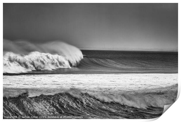 Stormy Seas in Bali Print by James Aston