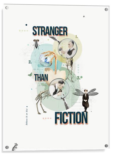 Stranger than Fiction Acrylic by Marius Els