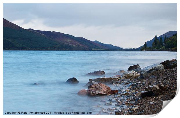 Loch Awe Print by R K Photography