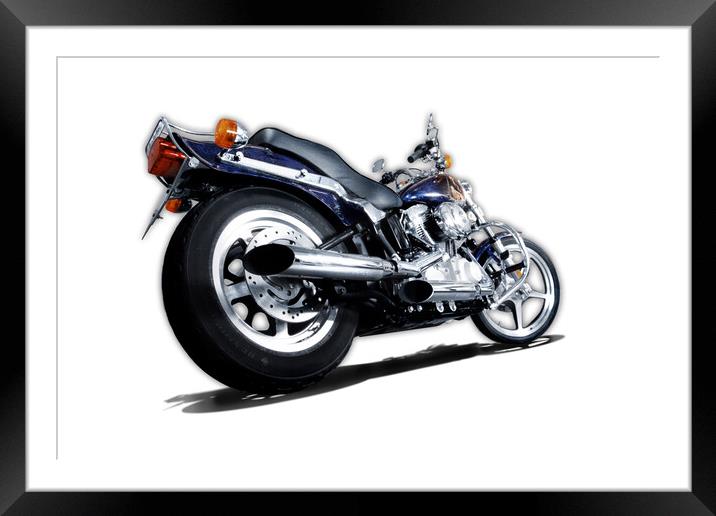 Harley Davidson 03 Framed Mounted Print by Sandra Day