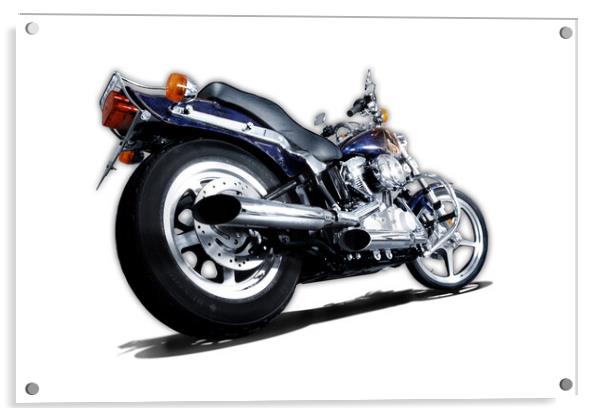 Harley Davidson 03 Acrylic by Sandra Day