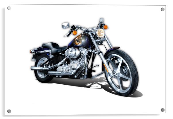 Harley Davidson 04 Acrylic by Sandra Day