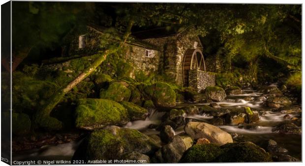 The Old Mill Canvas Print by Nigel Wilkins
