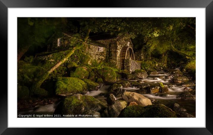 The Old Mill Framed Mounted Print by Nigel Wilkins