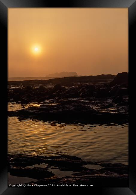 Misty sun, Marazion, Cornwall Framed Print by Photimageon UK