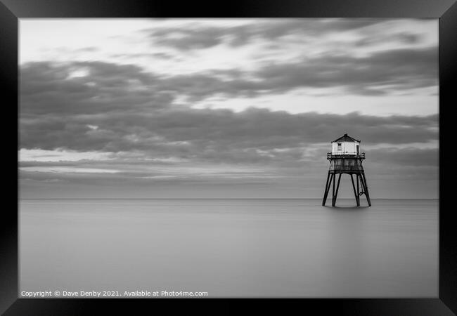 Dovercourt Lighthouse in Harwich, Essex Framed Print by Dave Denby