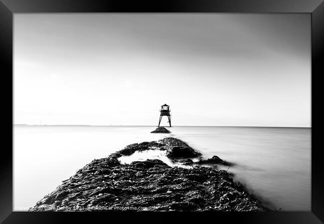 Dovercourt Lighthouse in Harwich, Essex Framed Print by Dave Denby