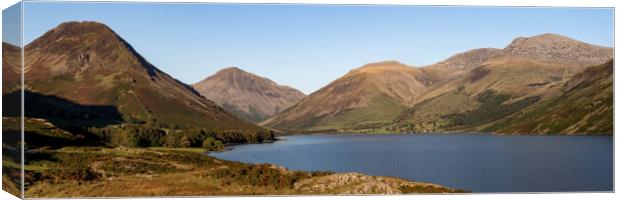Looking Down Wast Water Canvas Print by Roger Green