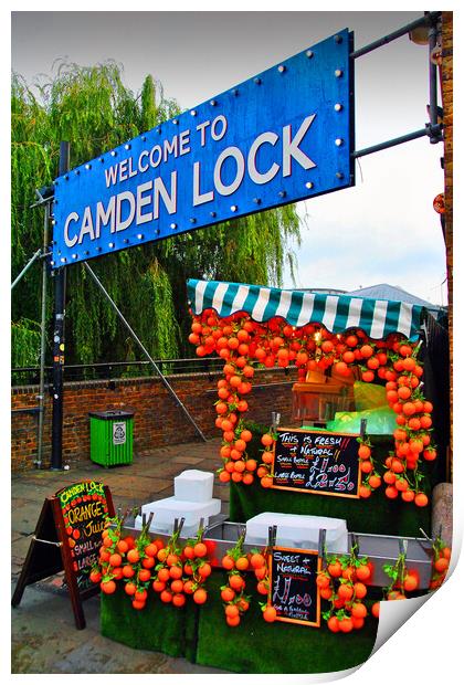Camden Lock Market London Print by Andy Evans Photos