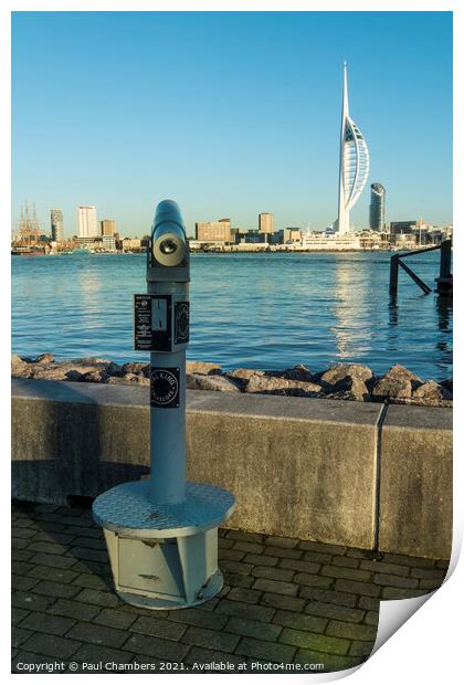 Spinnaker Tower Print by Paul Chambers