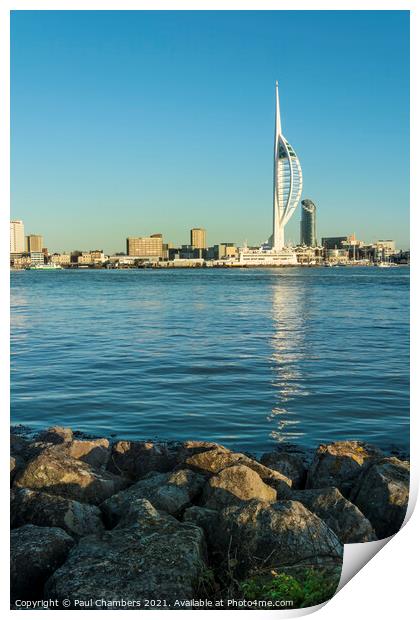 Spinnaker Tower Print by Paul Chambers
