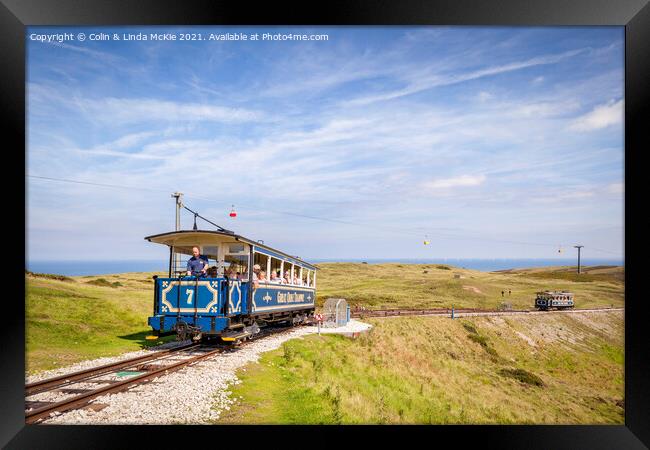 Great Orme Tramway, Llandudno Framed Print by Colin & Linda McKie