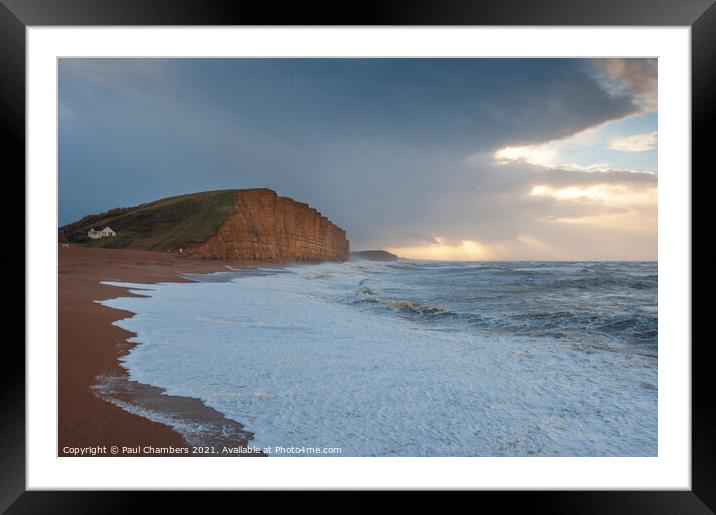Stormy weather Framed Mounted Print by Paul Chambers