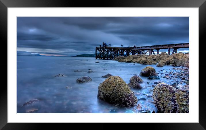 Portencross HDR Framed Mounted Print by Sam Smith