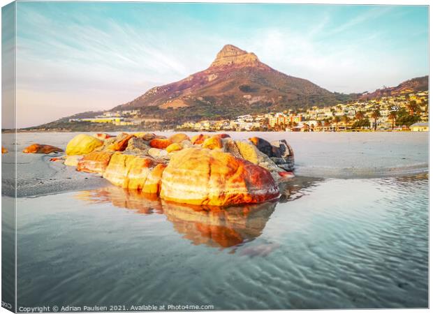 View of Lion's Head  Canvas Print by Adrian Paulsen