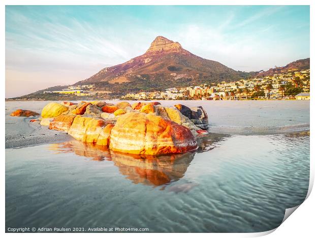 View of Lion's Head  Print by Adrian Paulsen