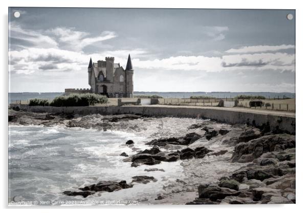 Quiberon Point Castle, Brittany Acrylic by Jordi Carrio