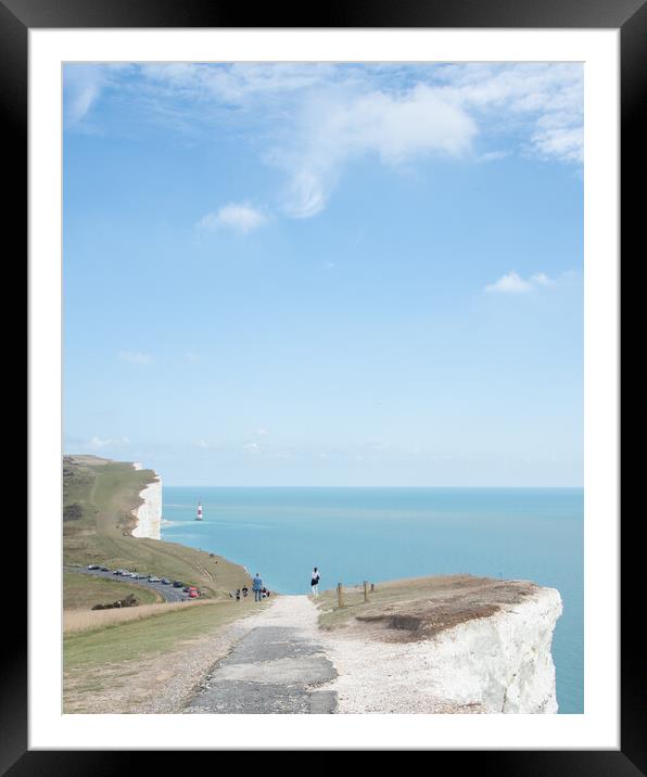 Majestic Views of Beachy Head Framed Mounted Print by Graham Custance