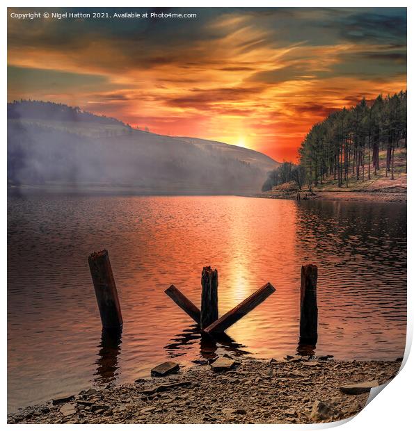 Derwent day break Print by Nigel Hatton