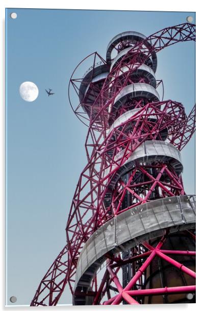 ArcelorMittal Orbit, London Acrylic by Mark Jones