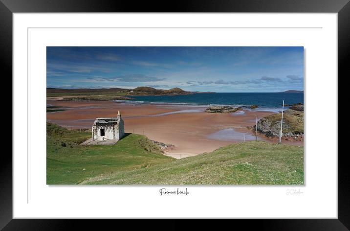 Firemore beach Scottish Highlands Framed Mounted Print by JC studios LRPS ARPS