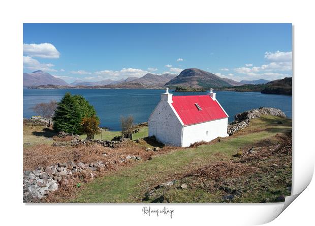 Red roof cottage Print by JC studios LRPS ARPS