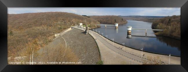 Gileppe Dam and Lake, Haut Fagnes, Belgium Framed Print by Imladris 